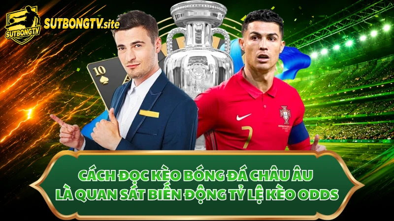 Cách đọc kèo bóng đá châu âu là quan sát biến động tỷ lệ kèo Odds.