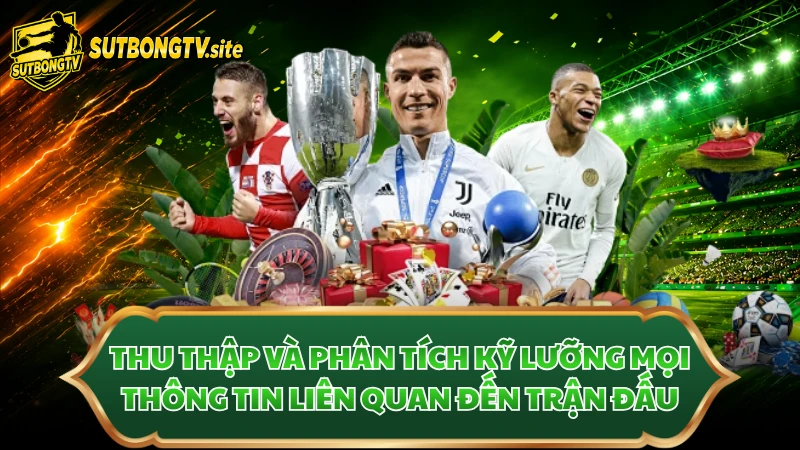 Thu thập và phân tích kỹ lưỡng mọi thông tin liên quan đến trận đấu